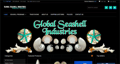 Desktop Screenshot of globalseashell.com